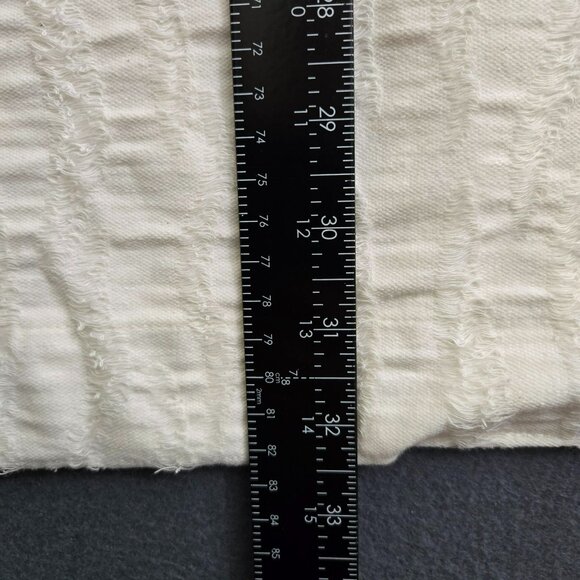 Zara Basic Women S Oversized One Button Textured Cream Cardigan - Picture 8 of 14